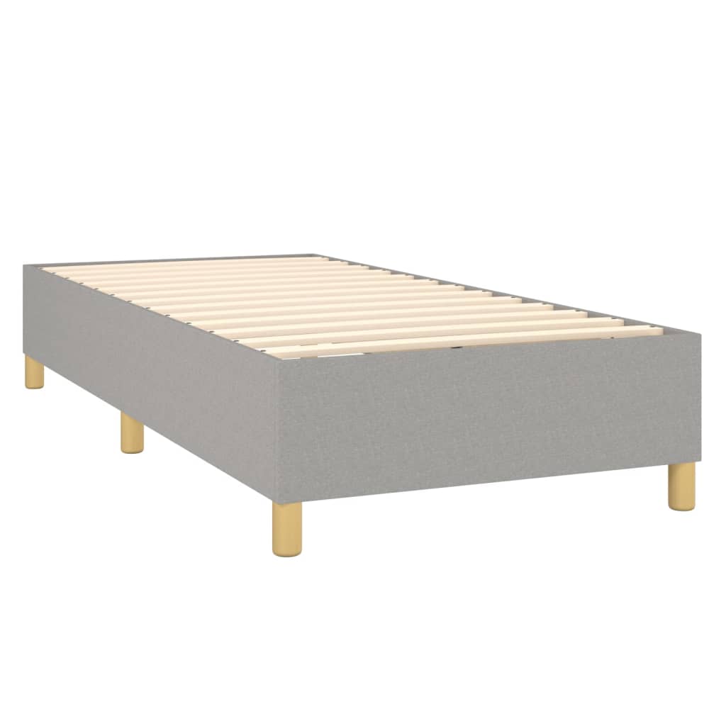 Boxspringbett mit hoher Rückenlehne, inkl. Matratze 90x190 cm
