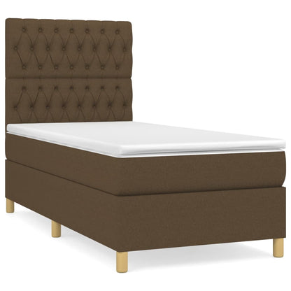 Boxspringbett mit hoher Rückenlehne, inkl. Matratze 90x190 cm