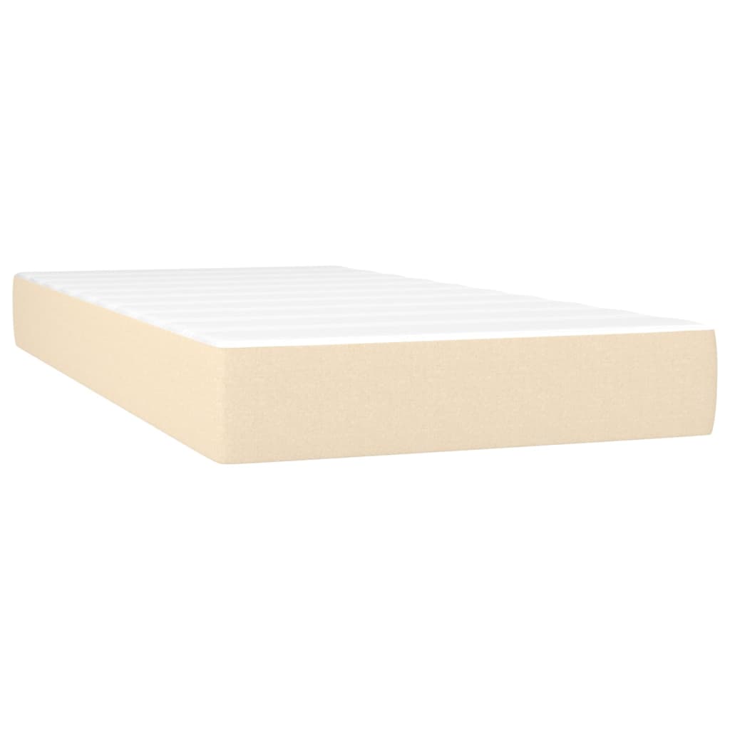Boxspringbett mit hoher Rückenlehne, inkl. Matratze 90x190 cm