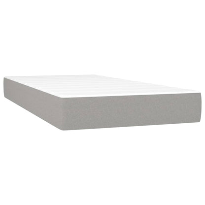 Boxspringbett mit hoher Rückenlehne, inkl. Matratze 100x200 cm