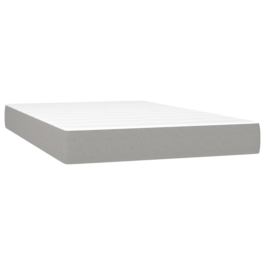 Boxspringbett mit hoher Rückenlehne, inkl. Matratze 120x200 cm