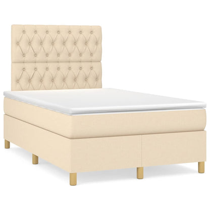Boxspringbett mit hoher Rückenlehne, inkl. Matratze 120x200 cm