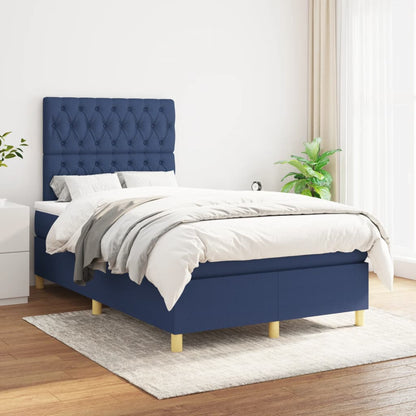 Boxspringbett mit hoher Rückenlehne, inkl. Matratze 120x200 cm