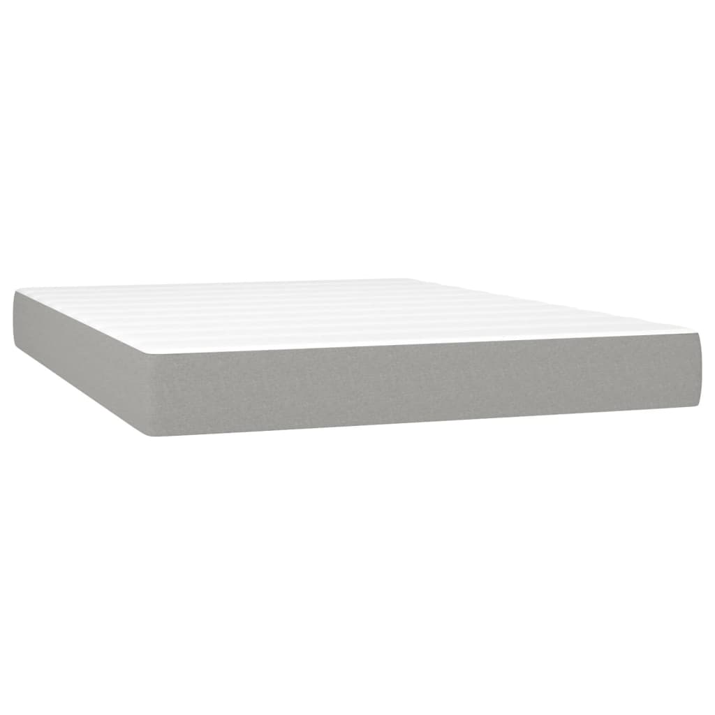 Boxspringbett mit hoher Rückenlehne, inkl. Matratze 140x190 cm