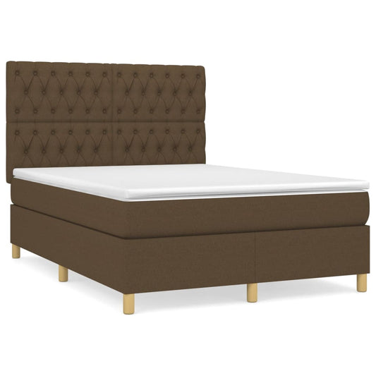 Boxspringbett mit hoher Rückenlehne, inkl. Matratze 140x190 cm