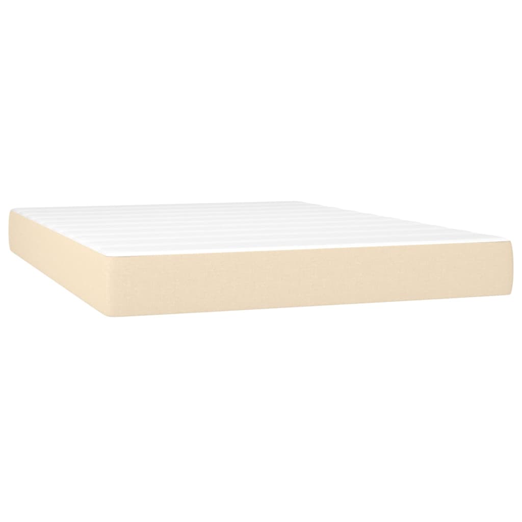 Boxspringbett mit hoher Rückenlehne, inkl. Matratze 140x190 cm