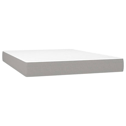 Boxspringbett mit hoher Rückenlehne, inkl. Matratze 140x200 cm
