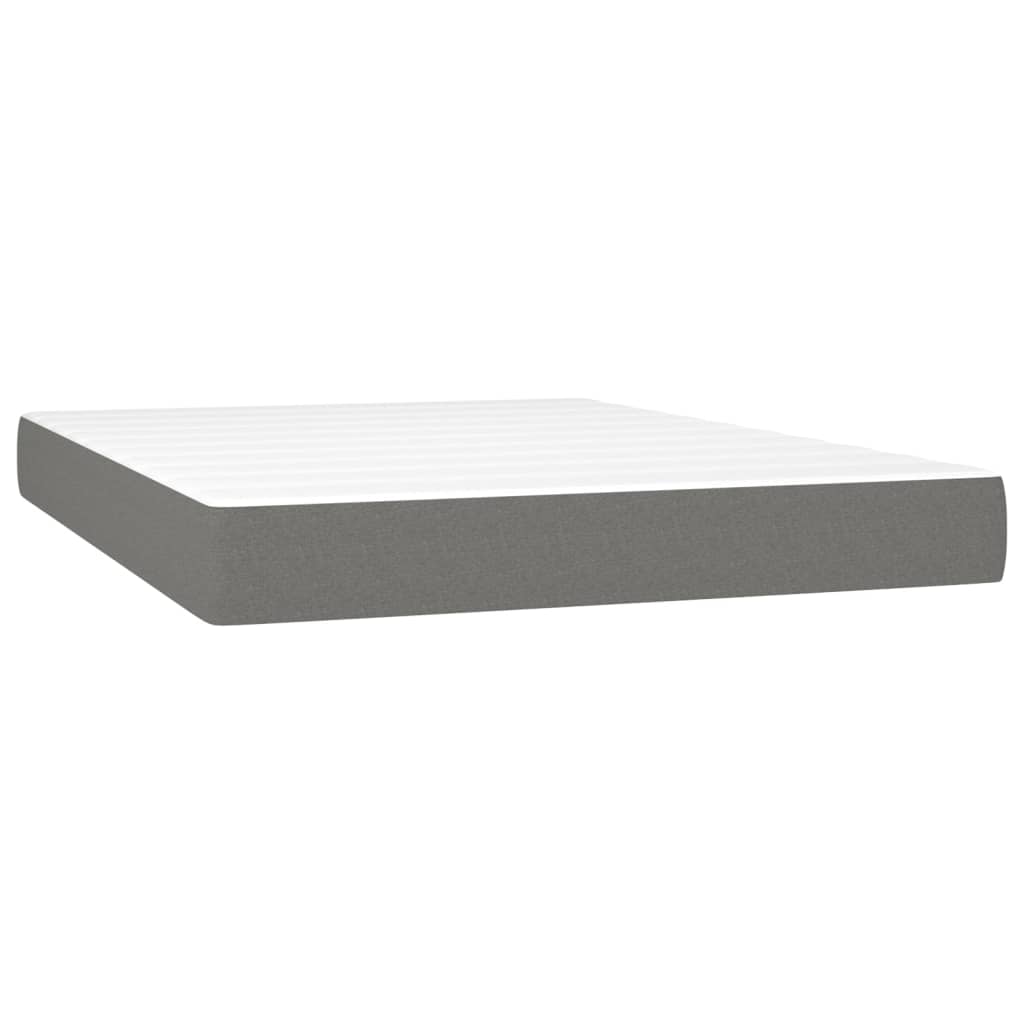 Boxspringbett mit hoher Rückenlehne, inkl. Matratze 140x200 cm