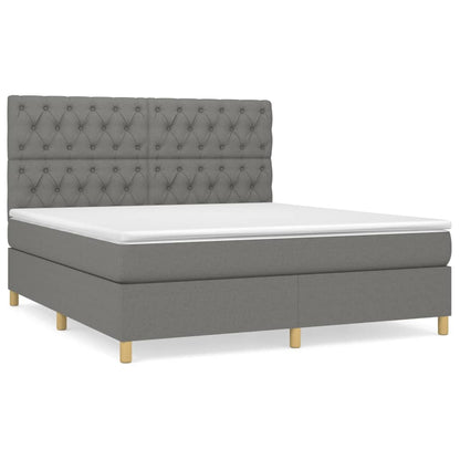 Boxspringbett mit hoher Rückenlehne, inkl. Matratze 160x200 cm