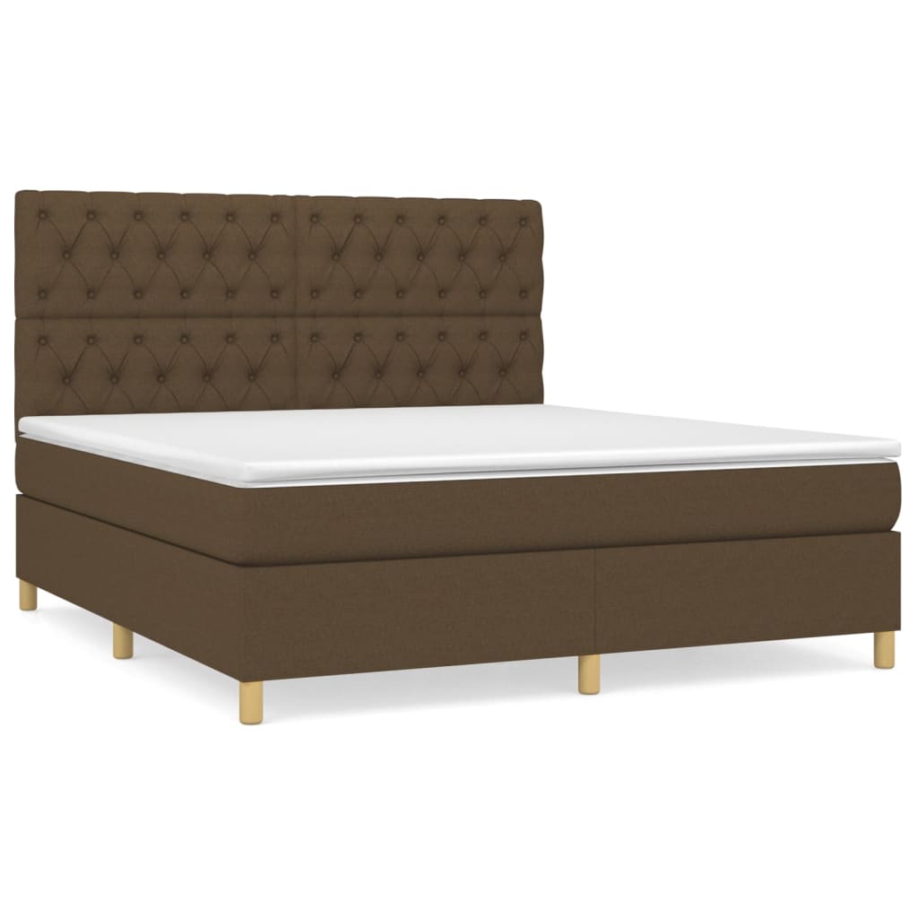 Boxspringbett mit hoher Rückenlehne, inkl. Matratze 160x200 cm