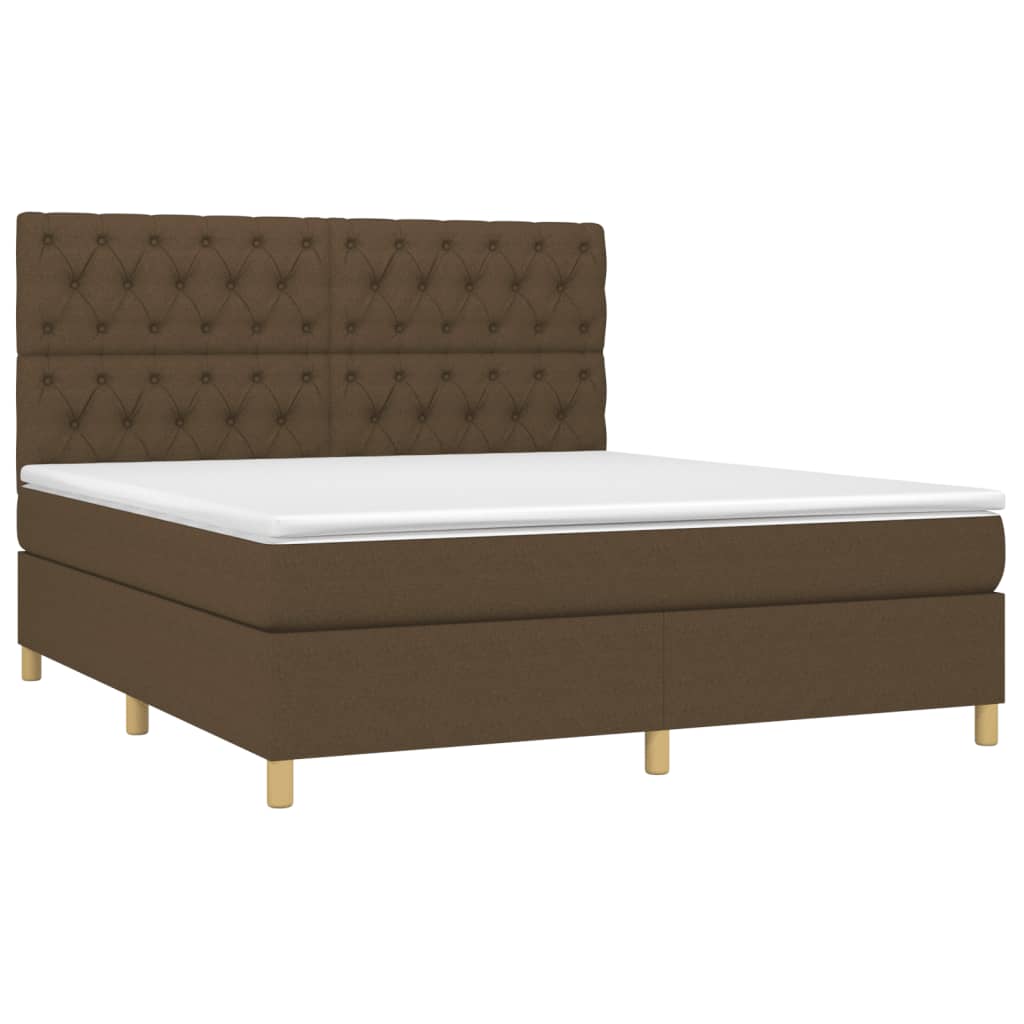 Boxspringbett mit hoher Rückenlehne, inkl. Matratze 160x200 cm