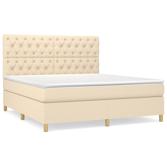 Boxspringbett mit hoher Rückenlehne, inkl. Matratze 160x200 cm