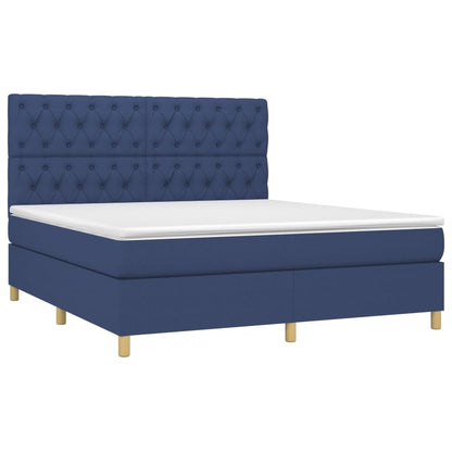 Boxspringbett mit hoher Rückenlehne, inkl. Matratze 160x200 cm