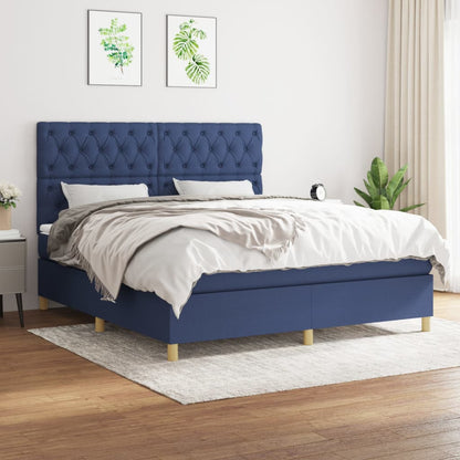 Boxspringbett mit hoher Rückenlehne, inkl. Matratze 160x200 cm