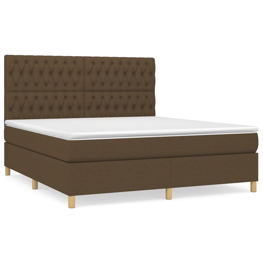 Boxspringbett mit hoher Rückenlehne, inkl. Matratze 180x200 cm