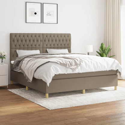 Boxspringbett mit hoher Rückenlehne, inkl. Matratze 180x200 cm
