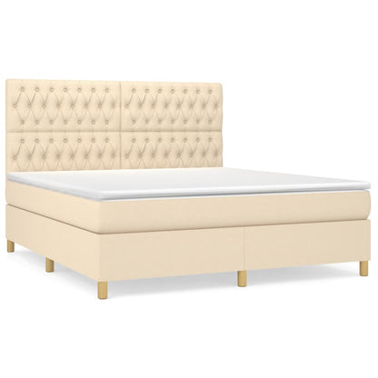 Boxspringbett mit hoher Rückenlehne, inkl. Matratze 180x200 cm