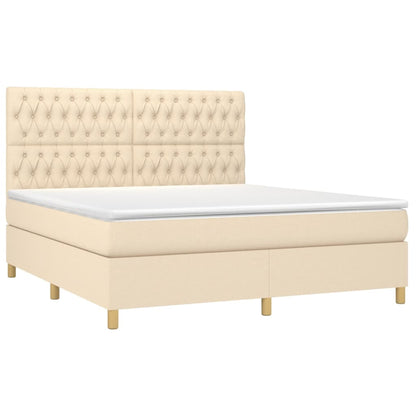 Boxspringbett mit hoher Rückenlehne, inkl. Matratze 180x200 cm