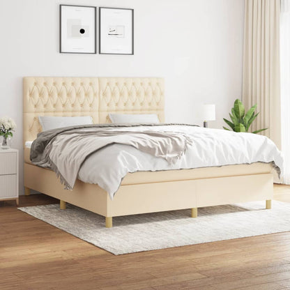 Boxspringbett mit hoher Rückenlehne, inkl. Matratze 180x200 cm