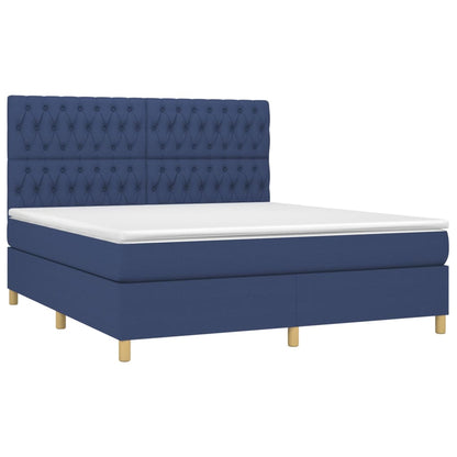 Boxspringbett mit hoher Rückenlehne, inkl. Matratze 180x200 cm