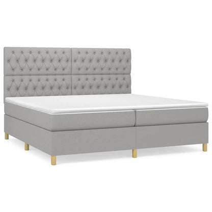 Boxspringbett mit hoher Rückenlehne, inkl. Matratze 200x200 cm