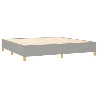 Boxspringbett mit hoher Rückenlehne, inkl. Matratze 200x200 cm