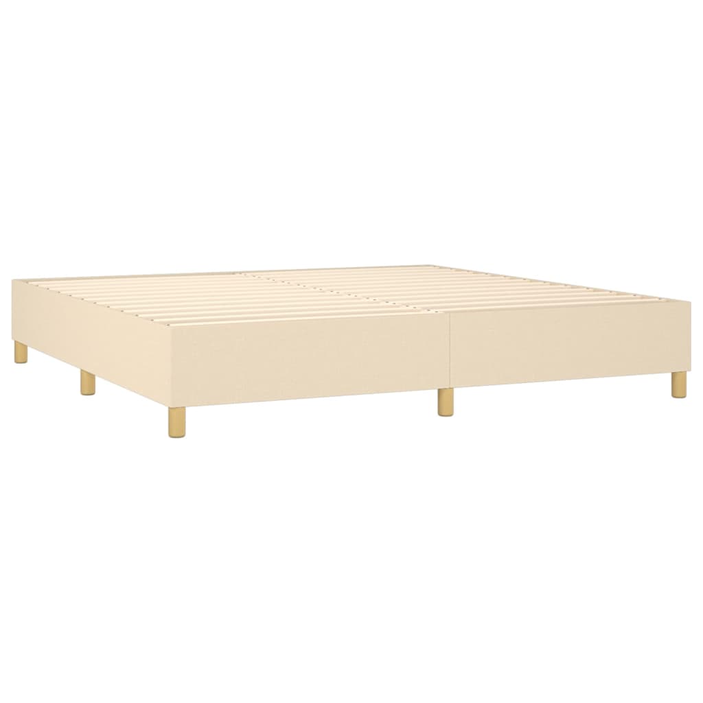 Boxspringbett mit hoher Rückenlehne, inkl. Matratze 200x200 cm