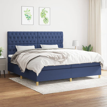 Boxspringbett mit hoher Rückenlehne, inkl. Matratze 200x200 cm