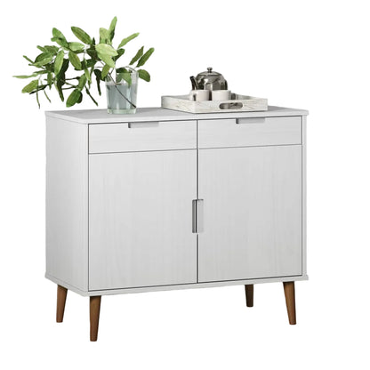 Sideboard Molde 90X40X80 Cm Massivholz Kiefer