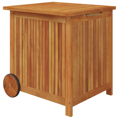 Gartentruhe Mit Rollen Massivholz Akazie