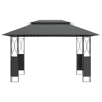 Pavillon Mit Dach Anthrazit Stahl