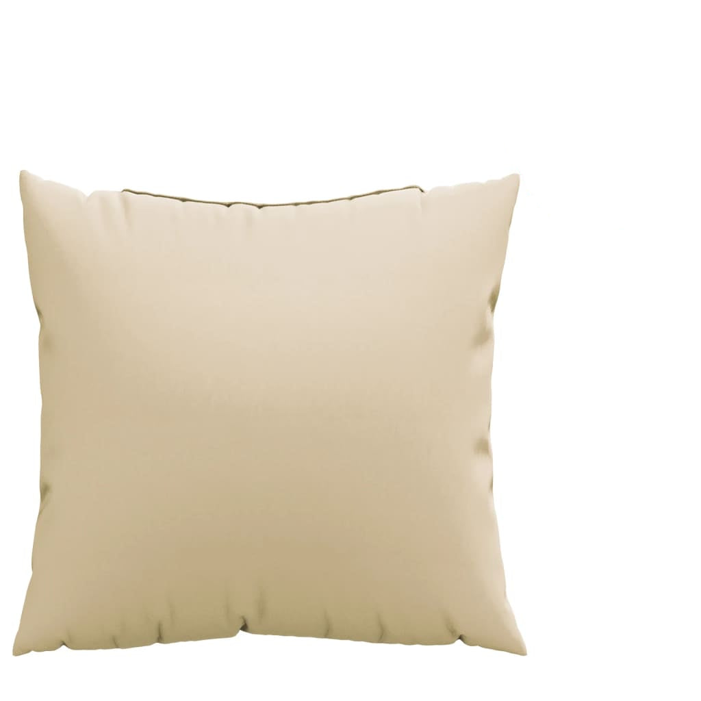 Sofakissen 4 Stk. Beige 40x40 cm Stoff