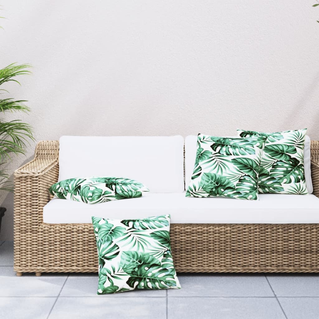 Sofakissen 4 Stk. Beige 40x40 cm Stoff