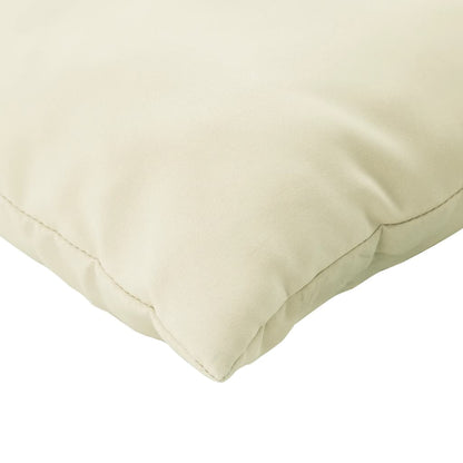 Sofakissen 4 Stk. Blattmuster 60x60 cm Stoff