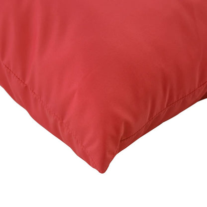 Sofakissen 4 Stk. Blattmuster 60x60 cm Stoff