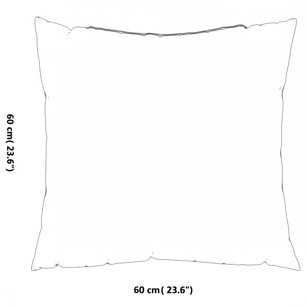 Sofakissen 4 Stk. Blattmuster 60x60 cm Stoff