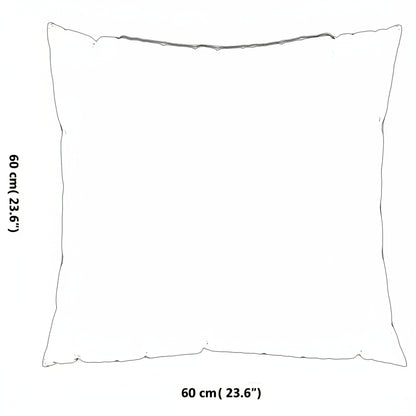 Sofakissen 4 Stk. Blattmuster 60x60 cm Stoff