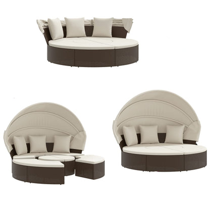 Sonneninsel Mit Dach Und Kissen Poly Rattan