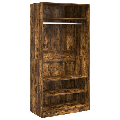 Kleiderschrank Hochglanz-Weiß 100x50x200 cm Holzwerkstoff