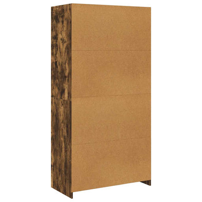 Kleiderschrank Hochglanz-Weiß 100x50x200 cm Holzwerkstoff