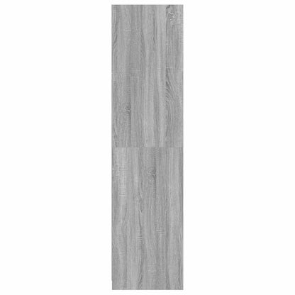 Kleiderschrank Hochglanz-Weiß 100x50x200 cm Holzwerkstoff