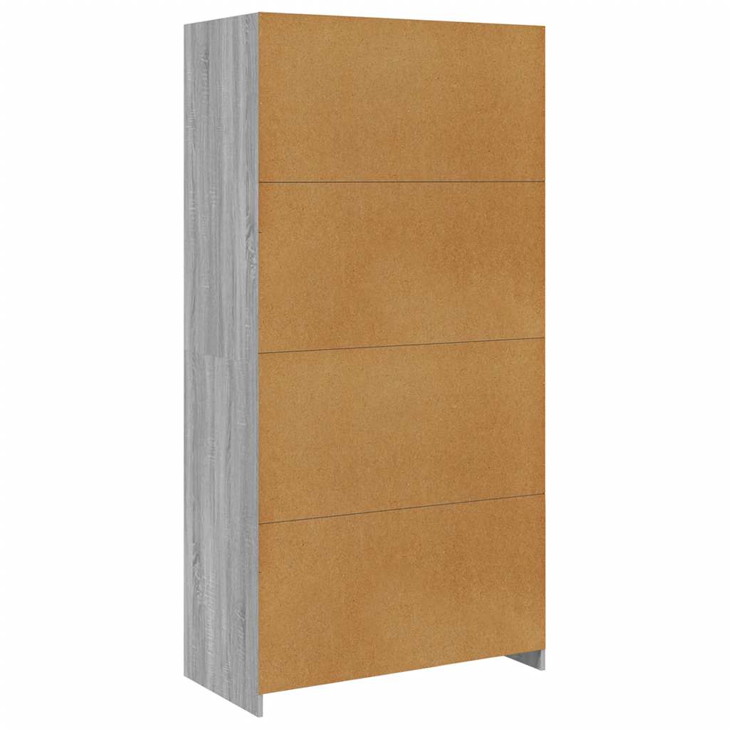 Kleiderschrank Hochglanz-Weiß 100x50x200 cm Holzwerkstoff