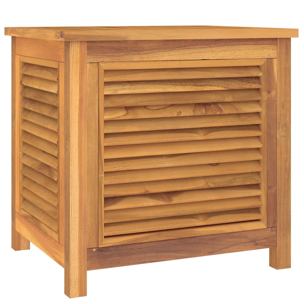 Gartenbox Mit Beutel Massivholz Teak