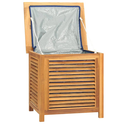 Gartenbox Mit Beutel Massivholz Teak