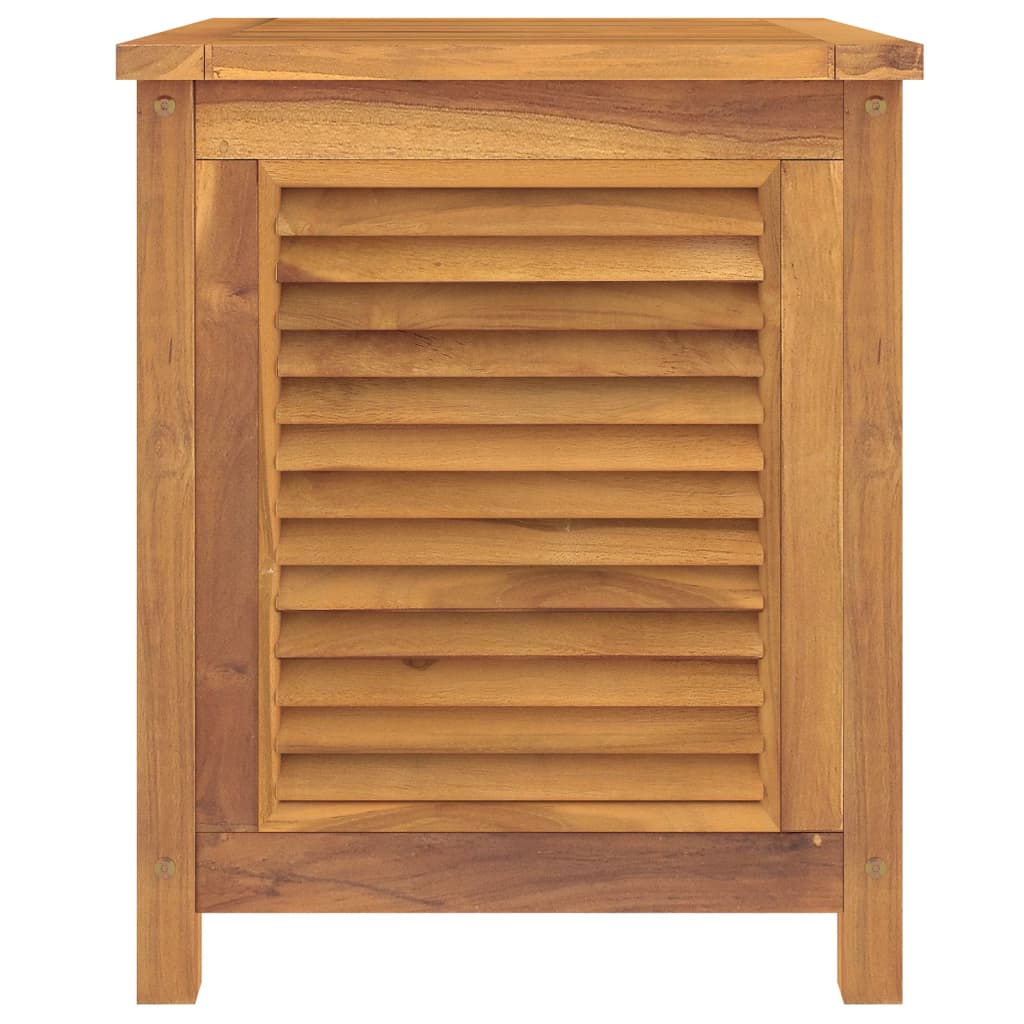 Gartenbox Mit Beutel Massivholz Teak