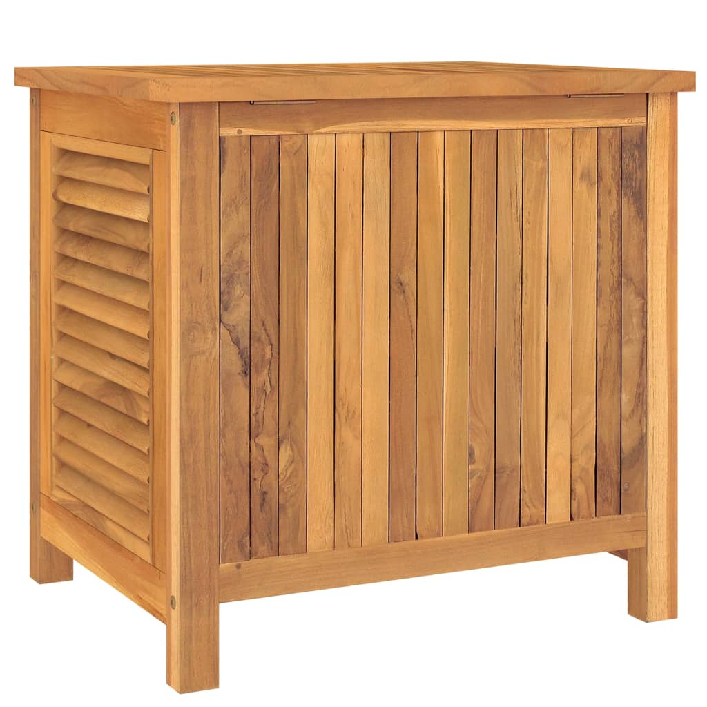 Gartenbox Mit Beutel Massivholz Teak