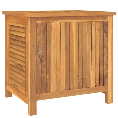 Gartenbox Mit Beutel Massivholz Teak