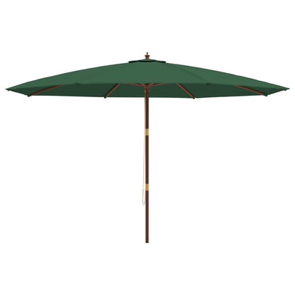 Sonnenschirm mit Holzmast Sandfarben 400x273 cm