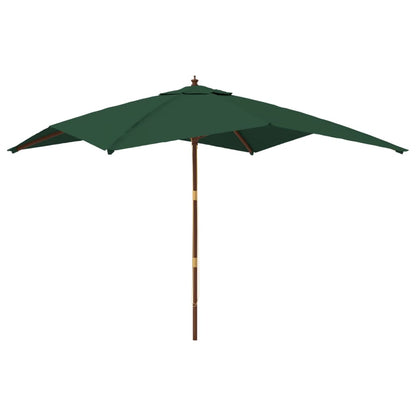 Sonnenschirm mit Holzmast Sandfarben 300x300x273 cm