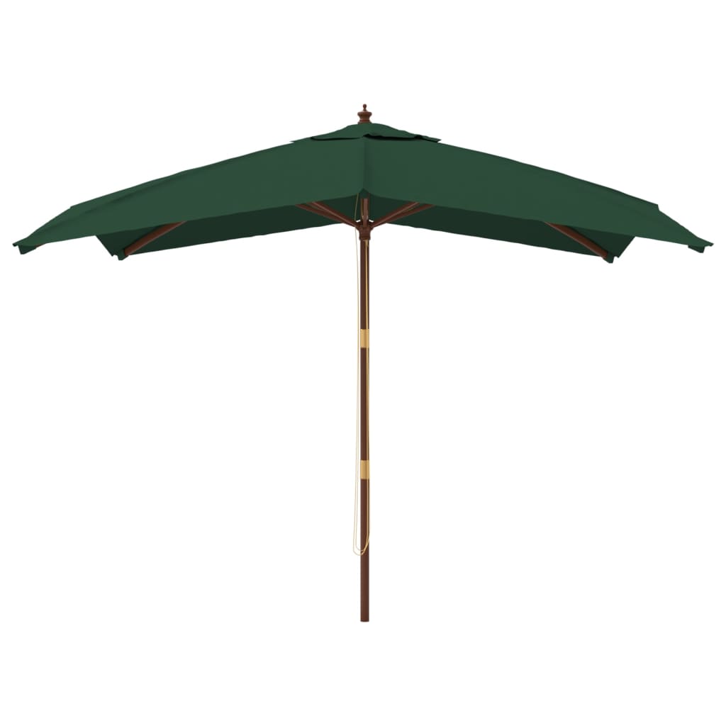 Sonnenschirm mit Holzmast Sandfarben 300x300x273 cm